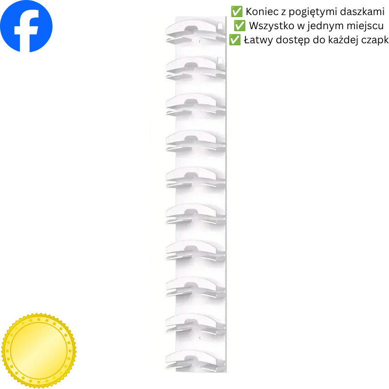 CapKeeper™– Organizer ścienny na czapki