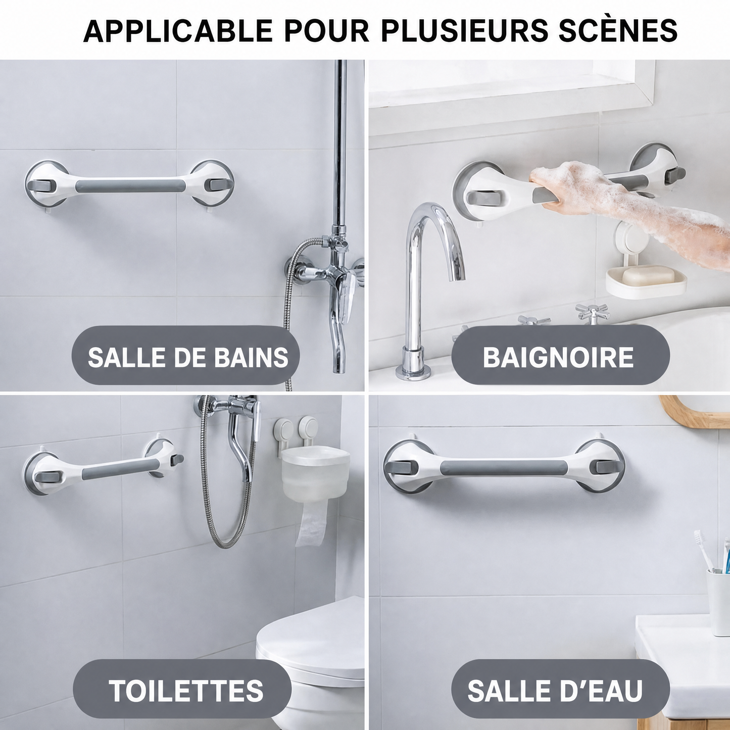 Barre d'appui pour douche