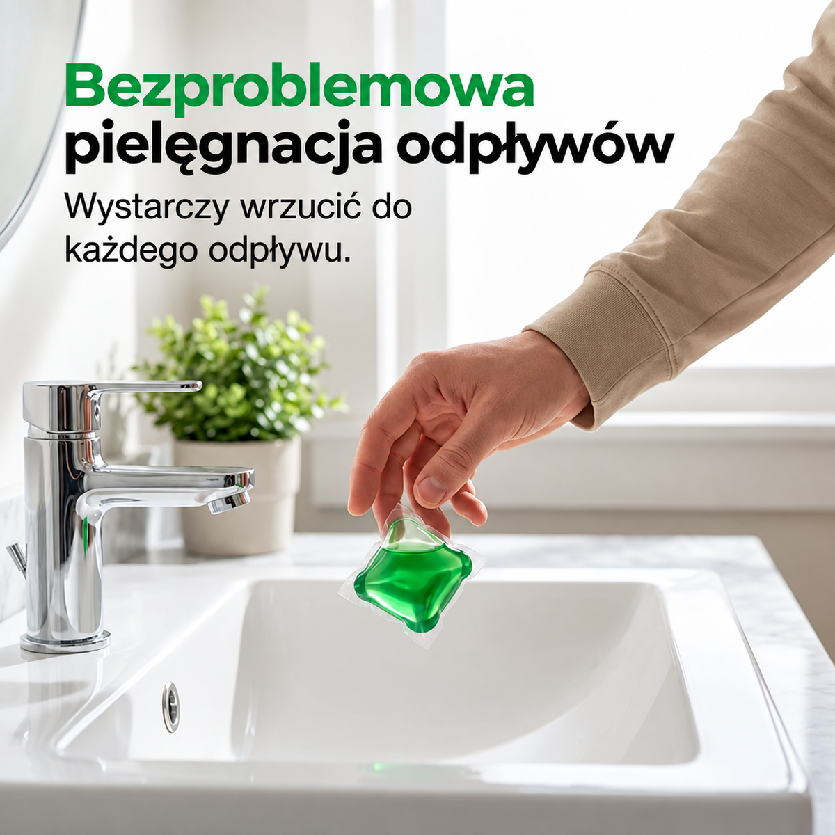 Drainova™ - Bio-enzymatyczne kapsułki do rur i odpływów