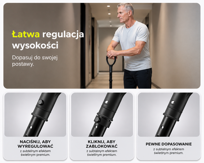 Pomocna Rączka™ – Regulowana Podpora do Wstawania