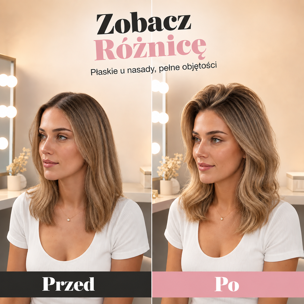 Volumea™ - Podgrzewana spinka do unoszenia włosów u nasady