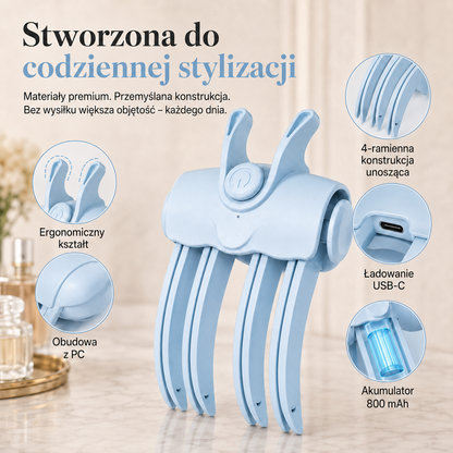 Volumea™ - Podgrzewana spinka do unoszenia włosów u nasady