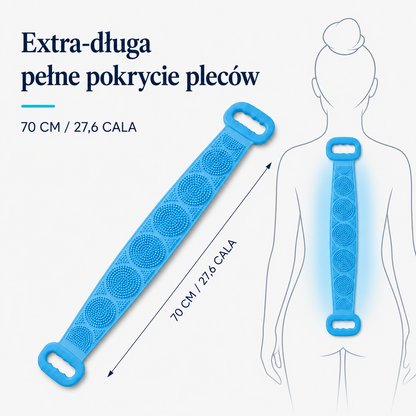 SilikoPlecy™ – Elastyczny Pas do Mycia Pleców i Masażu