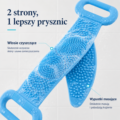 SilikoPlecy™ – Elastyczny Pas do Mycia Pleców i Masażu