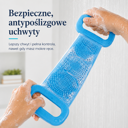 SilikoPlecy™ – Elastyczny Pas do Mycia Pleców i Masażu