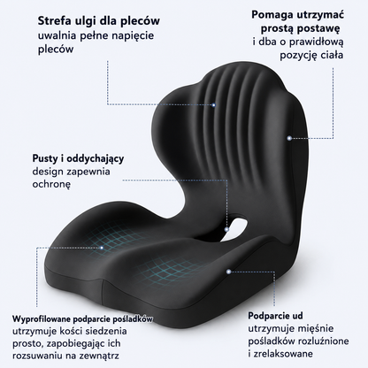 ErgoPod™ - Ergonomiczna Poduszka Ortopedyczna ErgoPod™ do Siedzenia