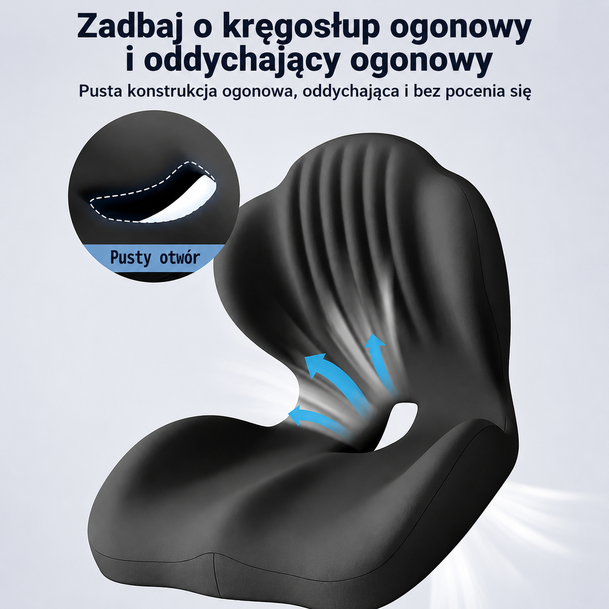 ErgoPod™ - Ergonomiczna Poduszka Ortopedyczna ErgoPod™ do Siedzenia