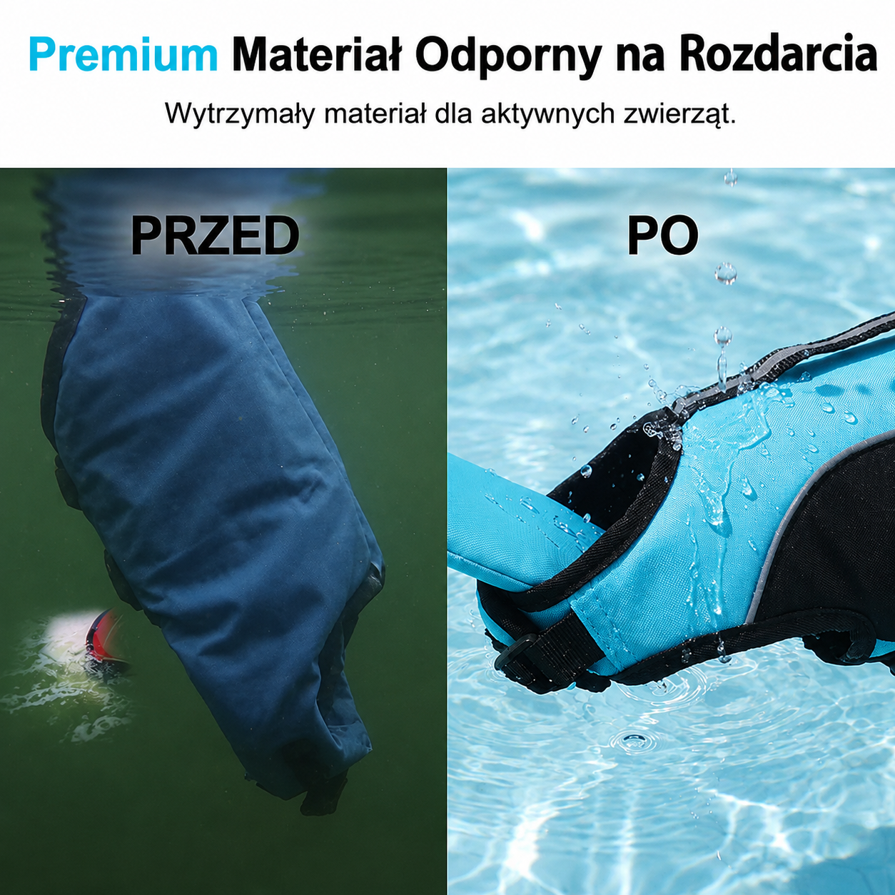 PływakPro™ – Kamizelka Ratunkowa dla Psów