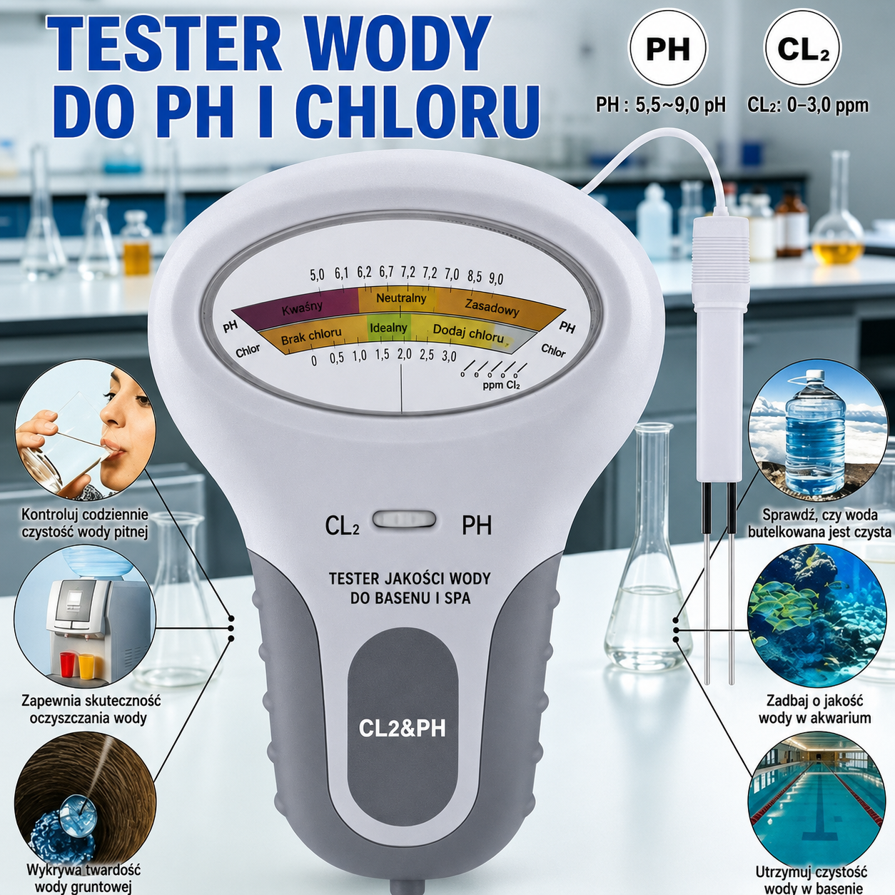 CrystalTest™ – Zadbaj o idealną wodę w swoim basenie