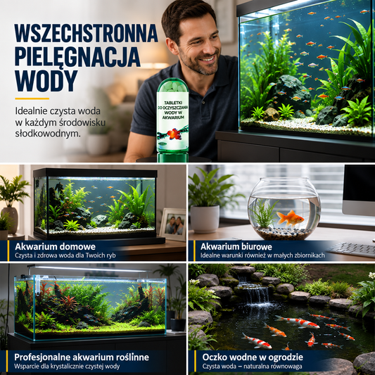 AquaVita™ - Tabletki do oczyszczania wody w akwarium
