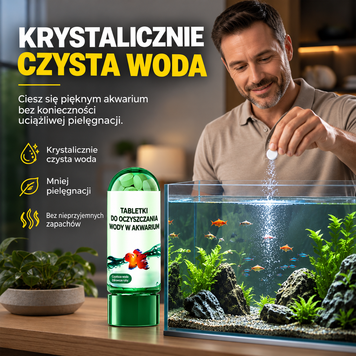 AquaVita™ - Tabletki do oczyszczania wody w akwarium