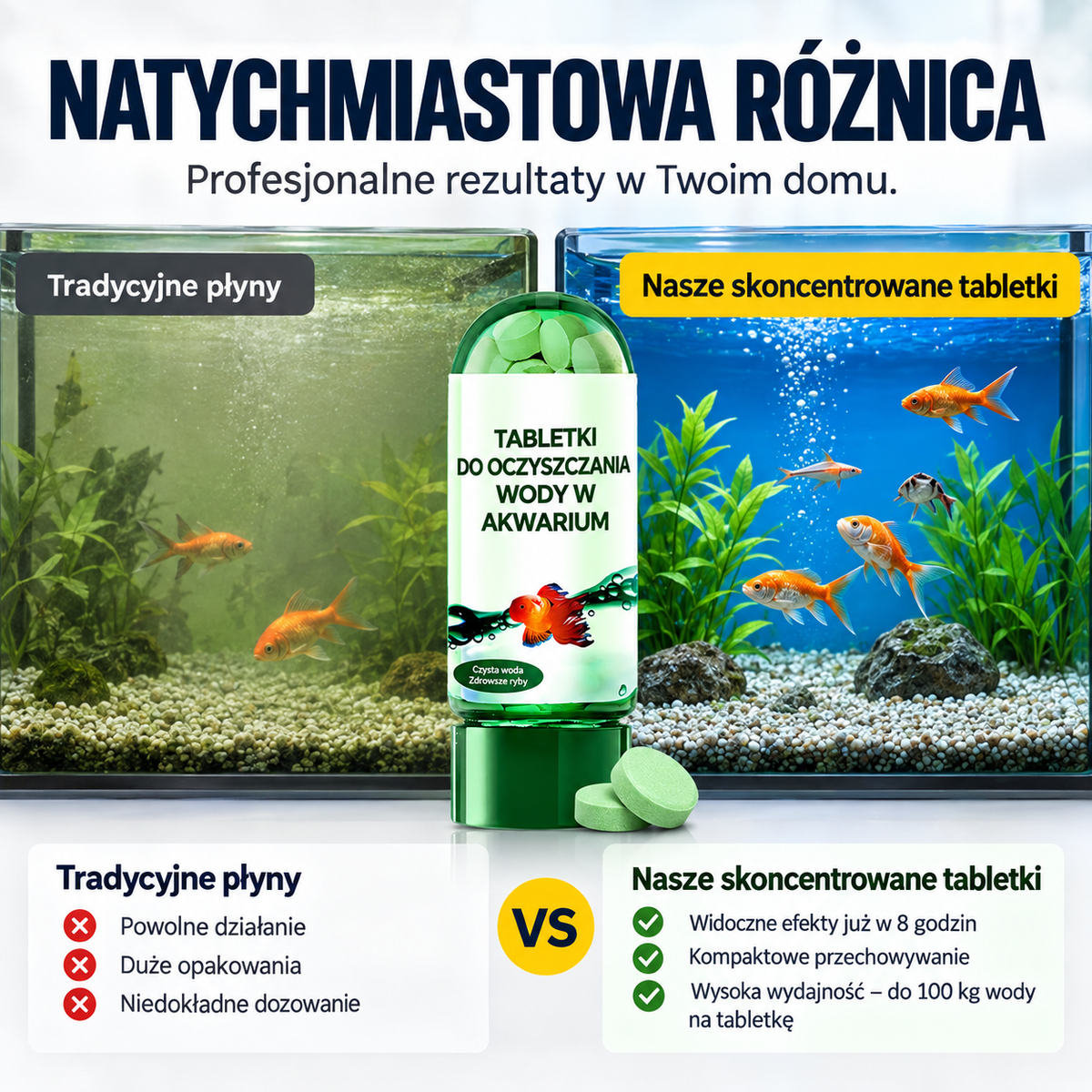 AquaVita™ - Tabletki do oczyszczania wody w akwarium