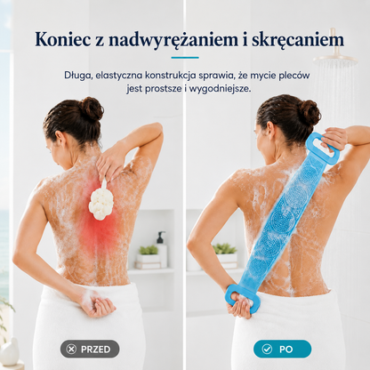 SilikoPlecy™ – Elastyczny Pas do Mycia Pleców i Masażu