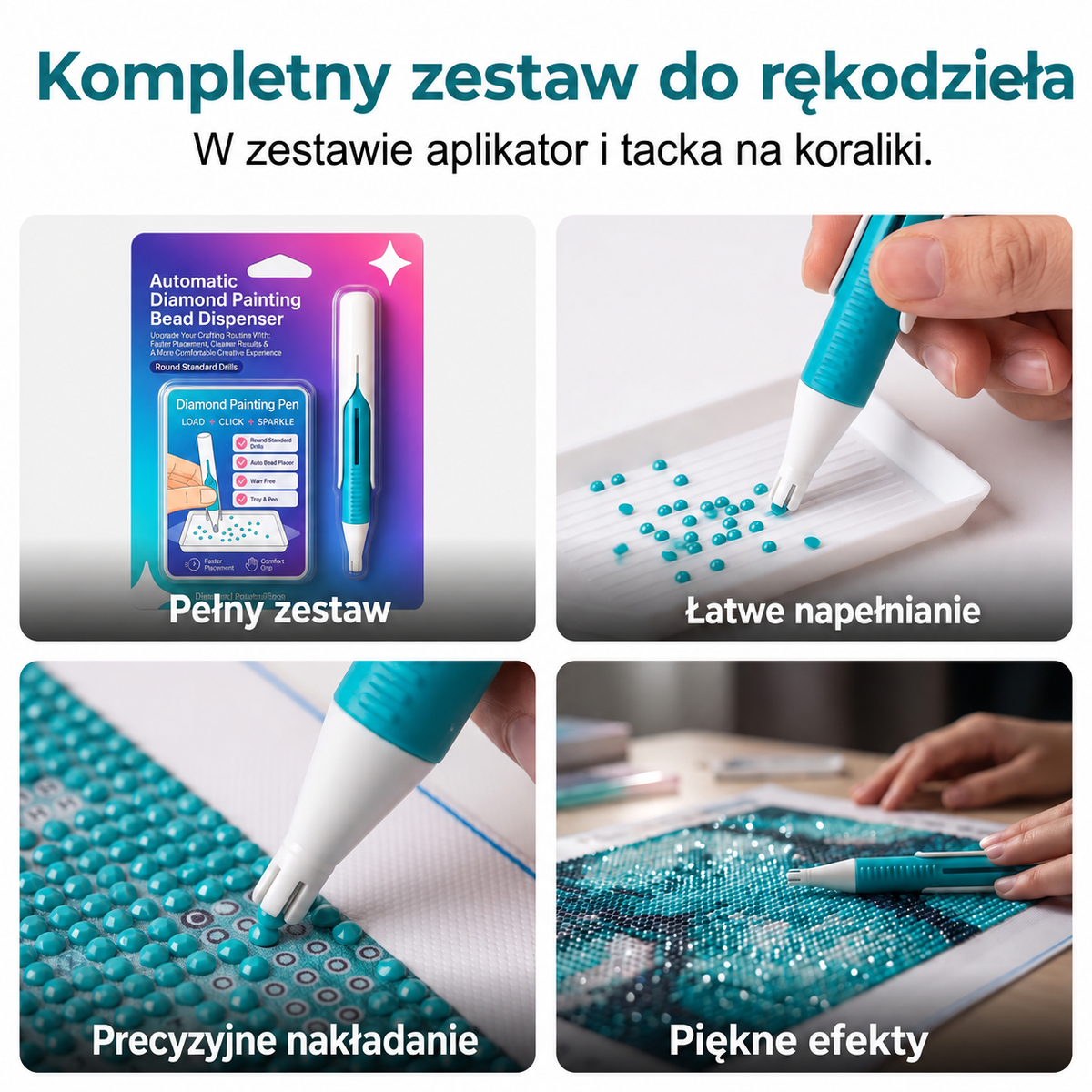 DiamentKlik™ - Precyzyjny aplikator do haftu diamentowego