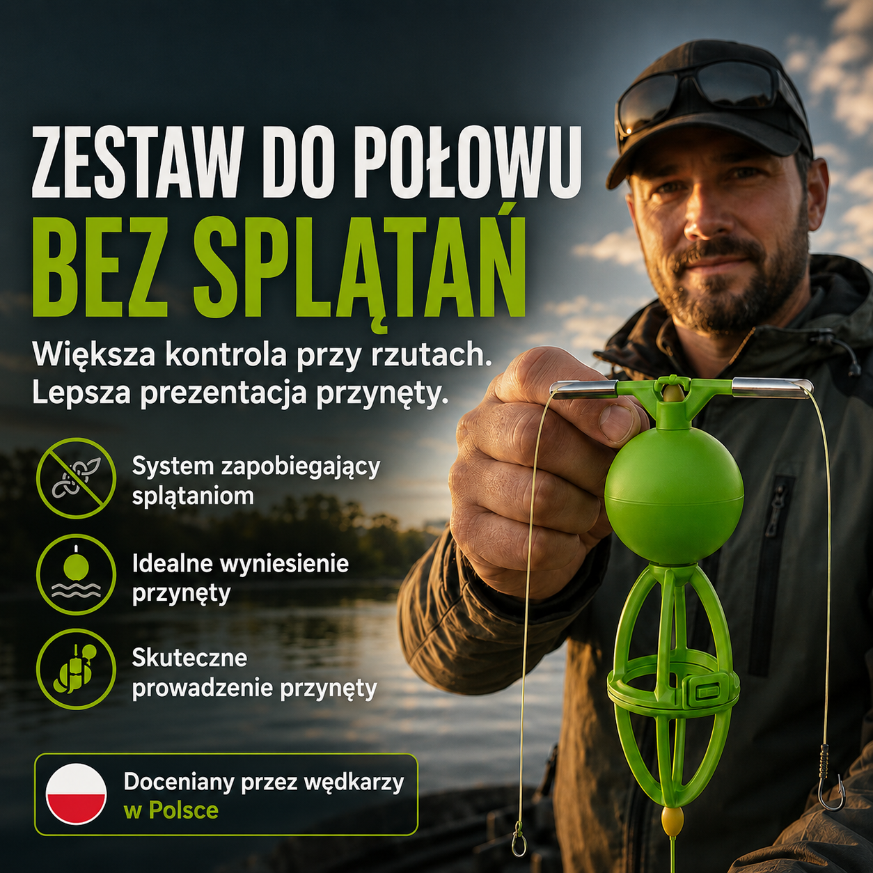 FeederPro™ – Profesjonalny Koszyczek Zanętowy Anti-Tangle do Wędkarstwa