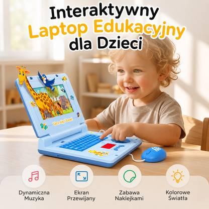 MądryLaptop™ – Interaktywny Laptop Edukacyjny dla Dzieci