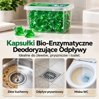 Drainova™ - Bio-enzymatyczne kapsułki do rur i odpływów