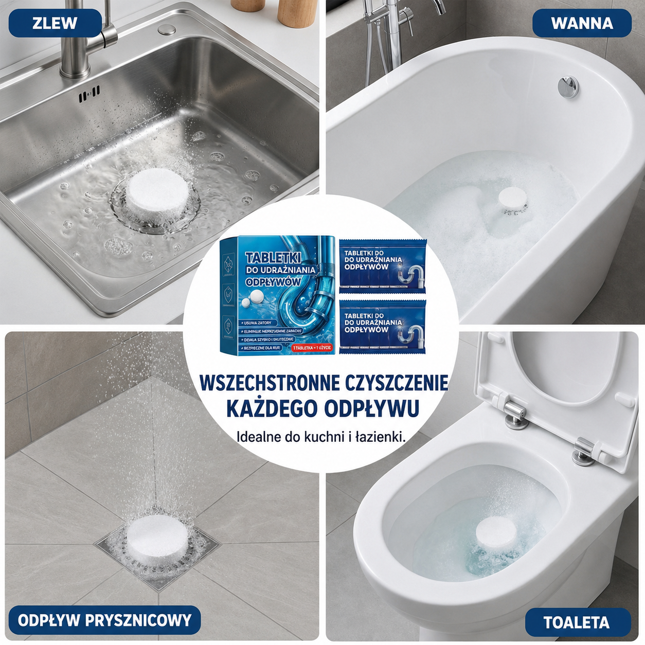 RuroMax™ - Tabletki do Udrażniania Odpływów