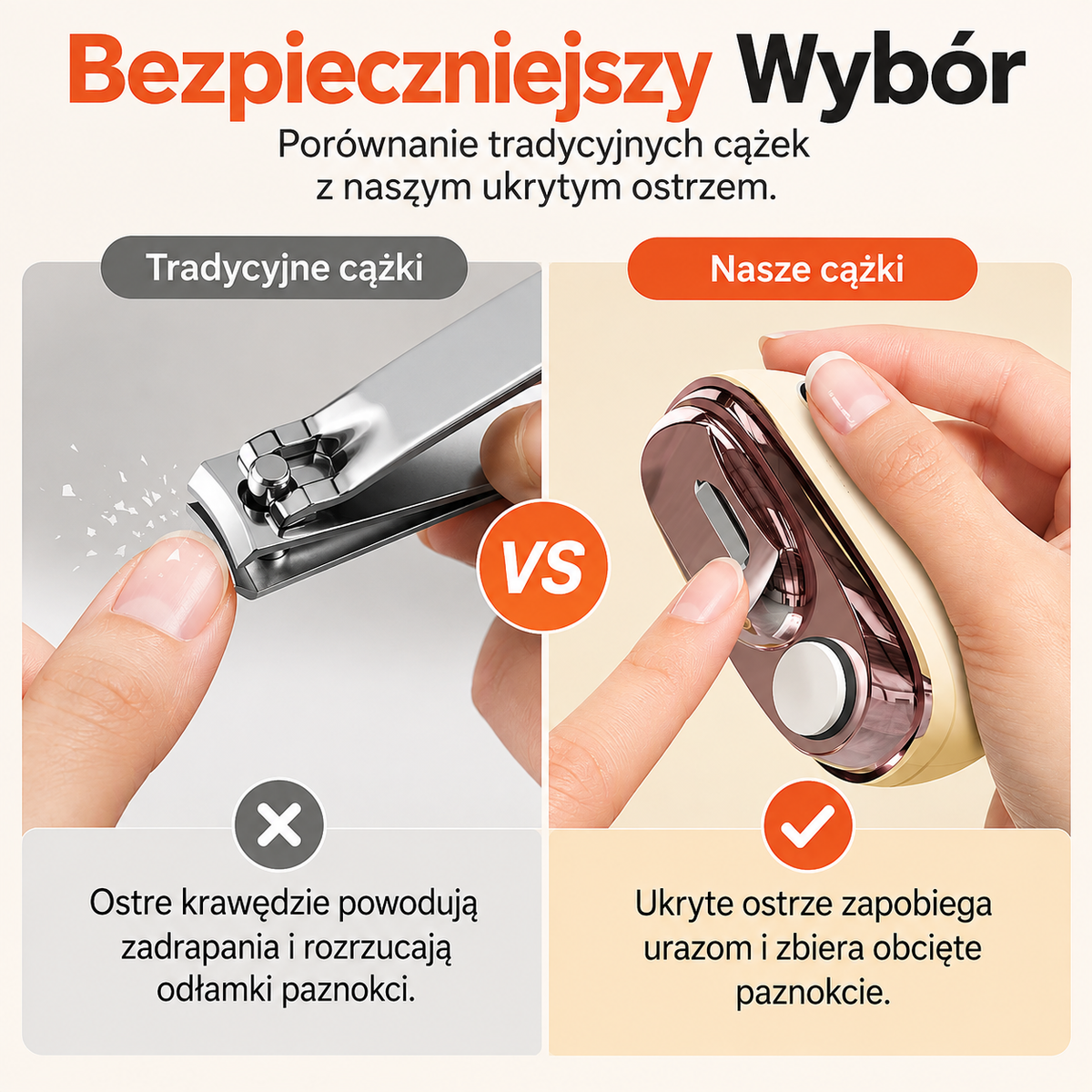 Nailumi™ - Elektryczny Trymer do Paznokci 2w1 dla Całej Rodziny