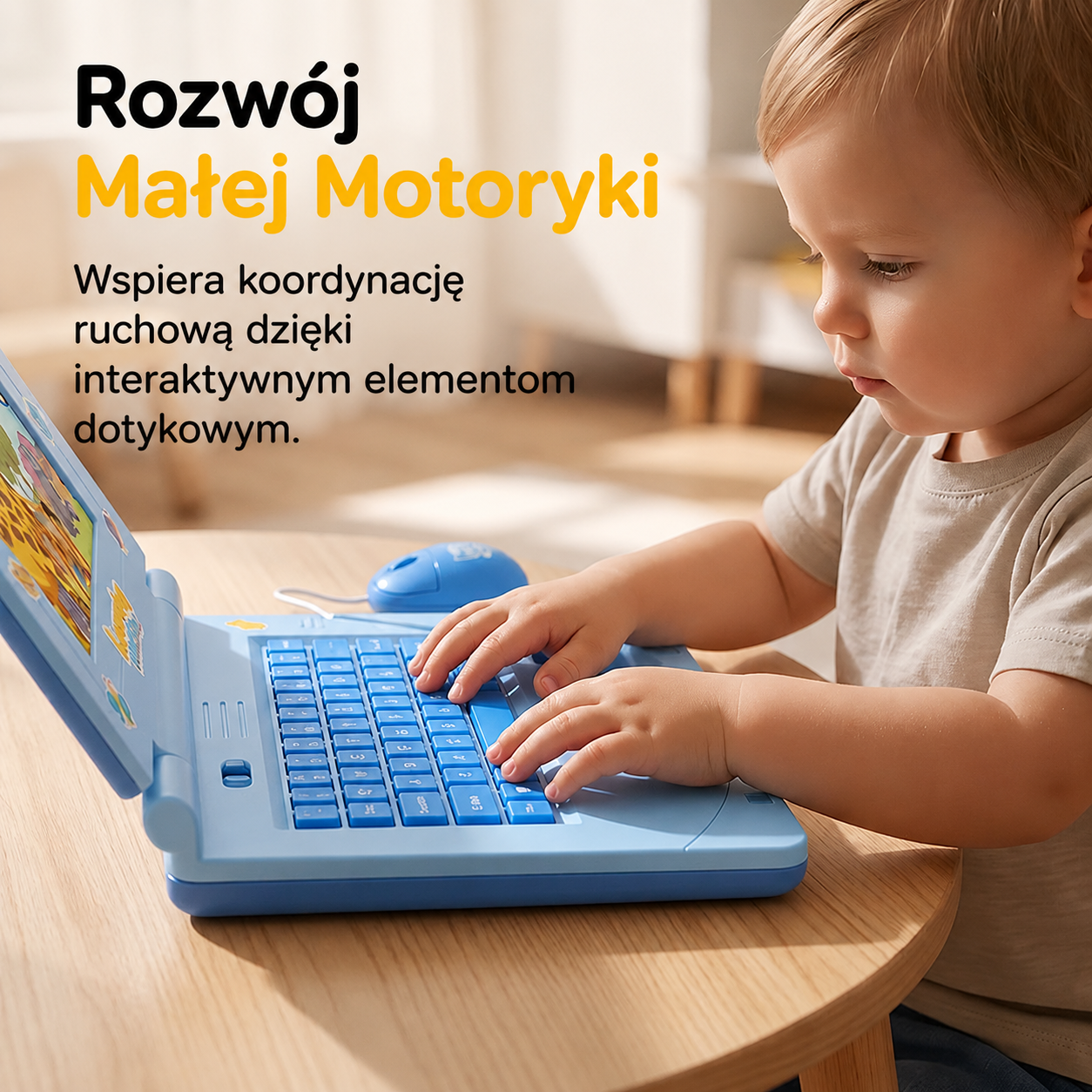 MądryLaptop™ – Interaktywny Laptop Edukacyjny dla Dzieci