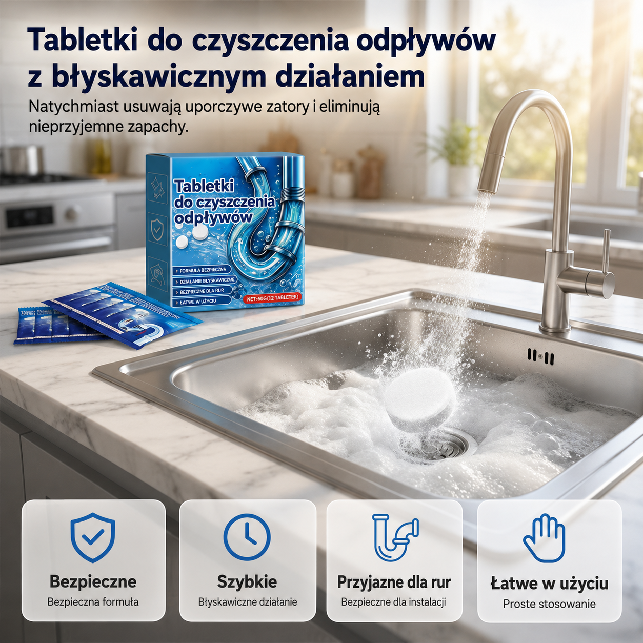 RuroMax™ - Tabletki do Udrażniania Odpływów
