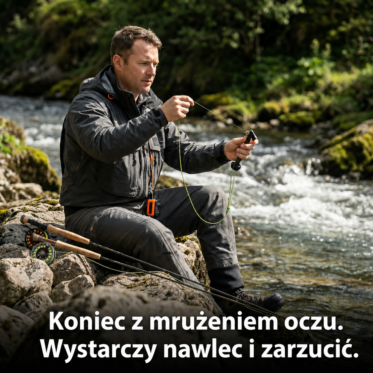 MuchoMag™ - Magnetyczny nawlekacz do much wędkarskich i wiązania węzłów