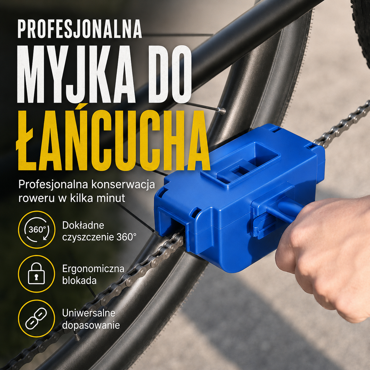 RowerFresh™ — Wielofunkcyjny zestaw do czyszczenia napędu
