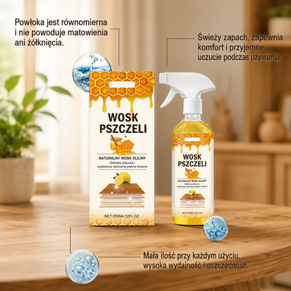DrewnoLux™ - Spray z Woskiem Pszczelim do Drewna