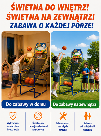 MaliMistrzowie™ - Zręcznościowa Gra Koszykarska dla Dzieci