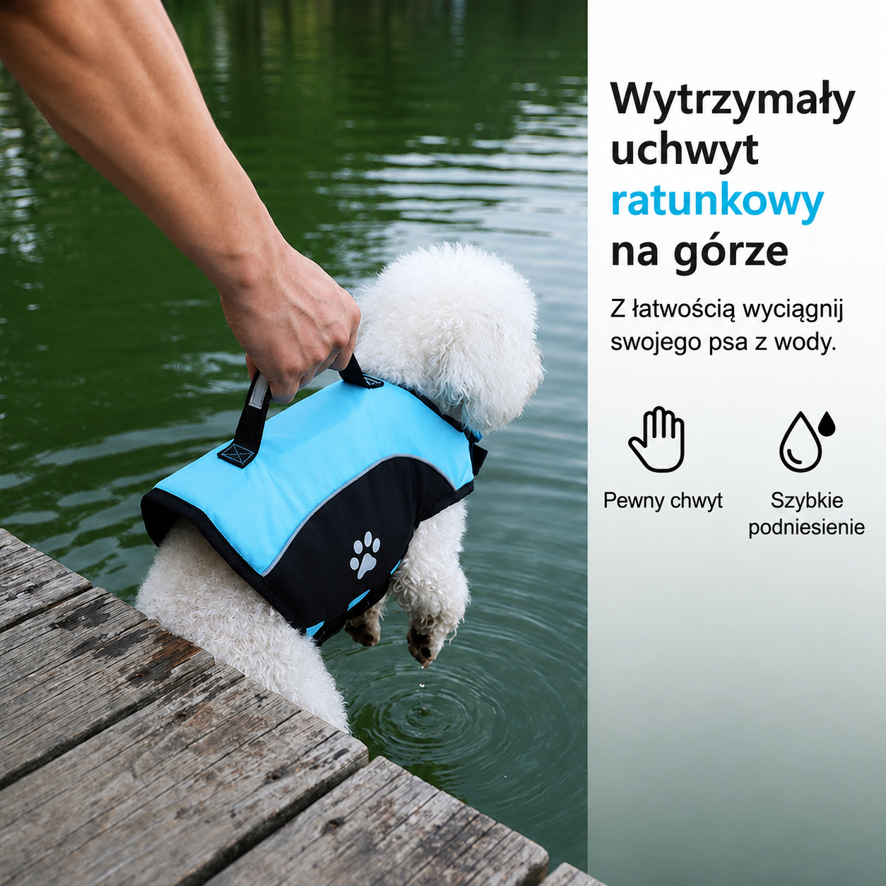 PływakPro™ – Kamizelka Ratunkowa dla Psów