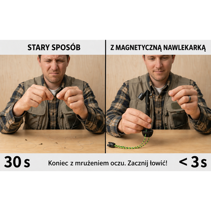 MuchoMag™ - Magnetyczny nawlekacz do much wędkarskich i wiązania węzłów