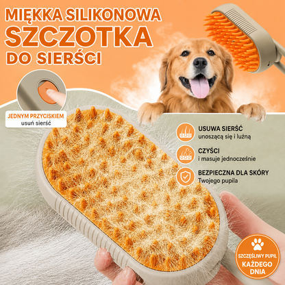 PupilSpa™ - Inteligentna Szczotka Parowa z Mgiełką dla Zwierząt