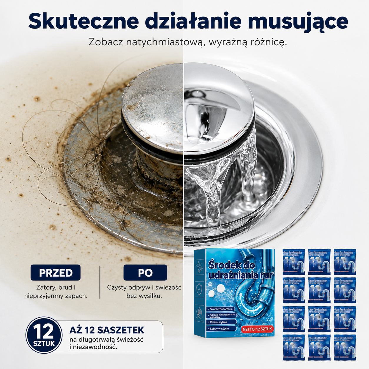 RuroMax™ - Tabletki do Udrażniania Odpływów