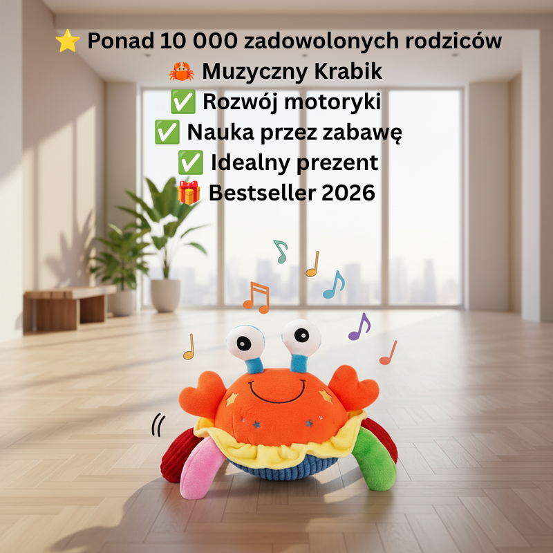 Krabik z Funkcją Głosu™  – Ruchoma Edukacyjna Zabawka
