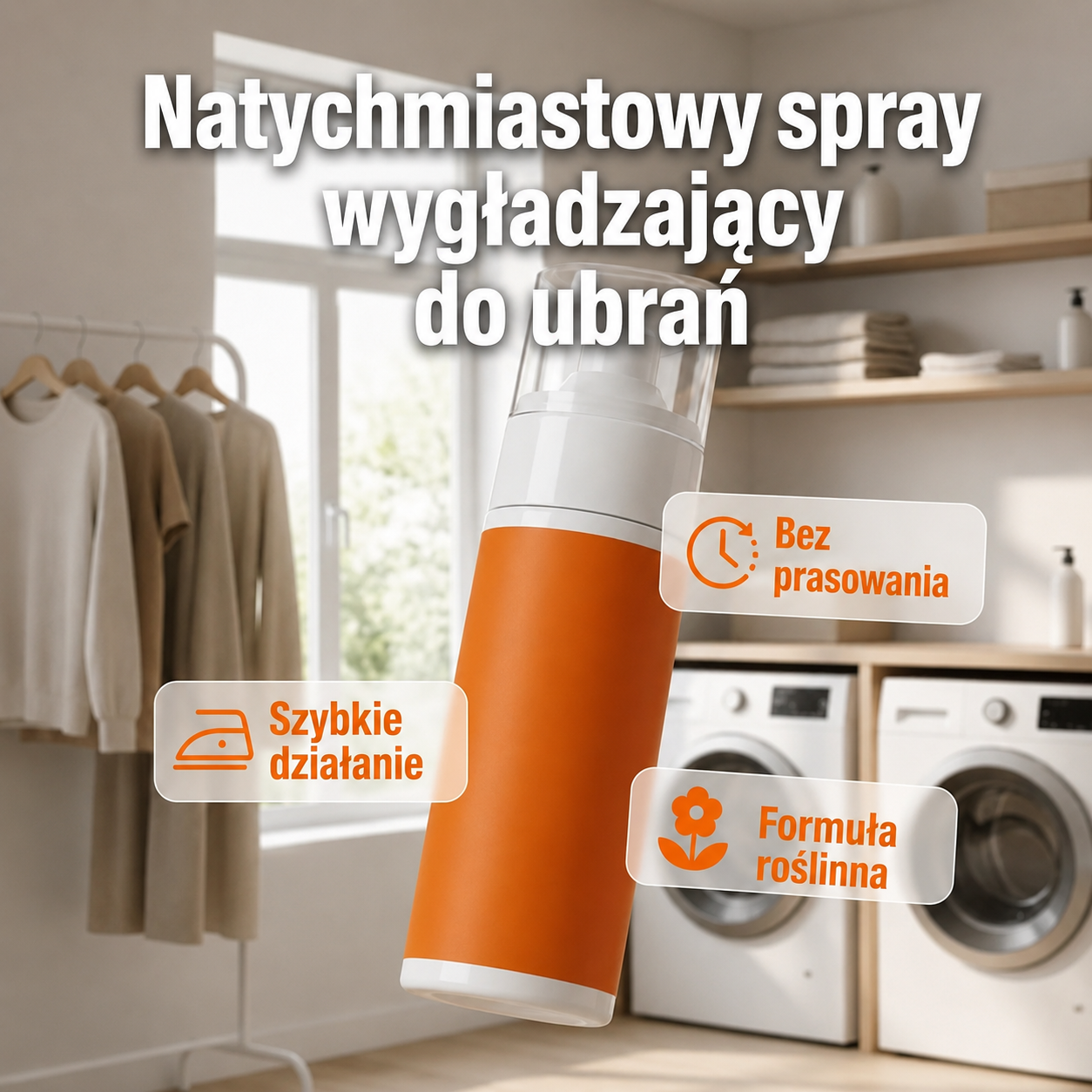 BezZagnieceń™ Gładkie Ubrania w Mgnieniu Oka