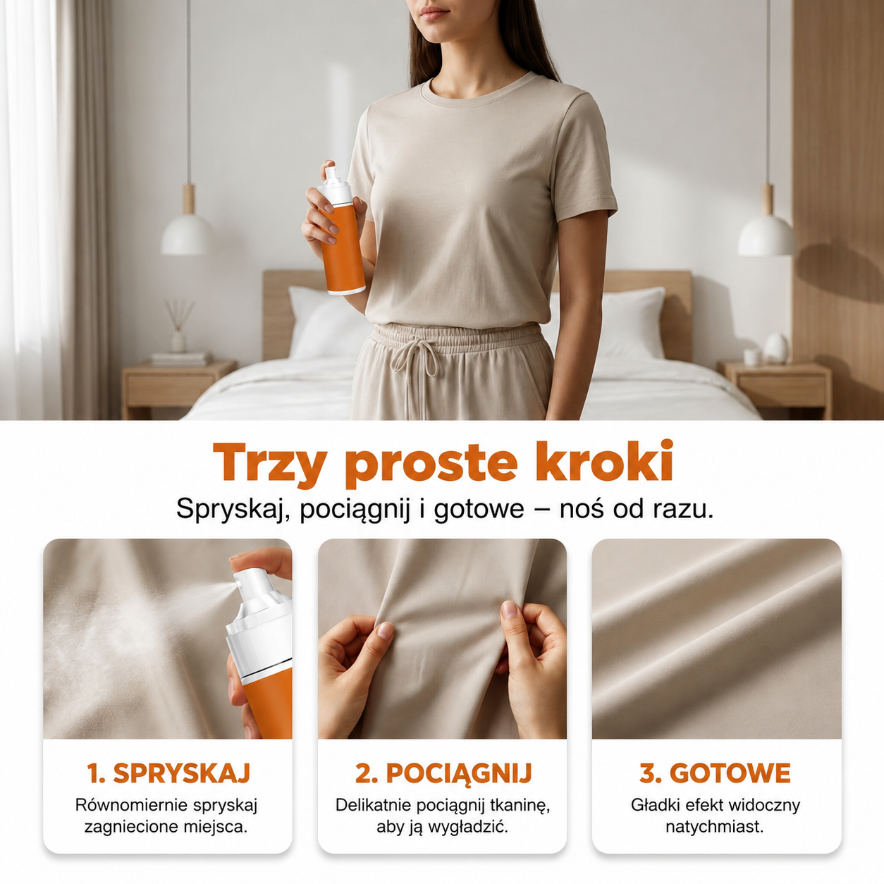 BezZagnieceń™ Gładkie Ubrania w Mgnieniu Oka