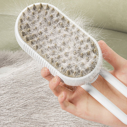 PupilSpa™ - Inteligentna Szczotka Parowa z Mgiełką dla Zwierząt